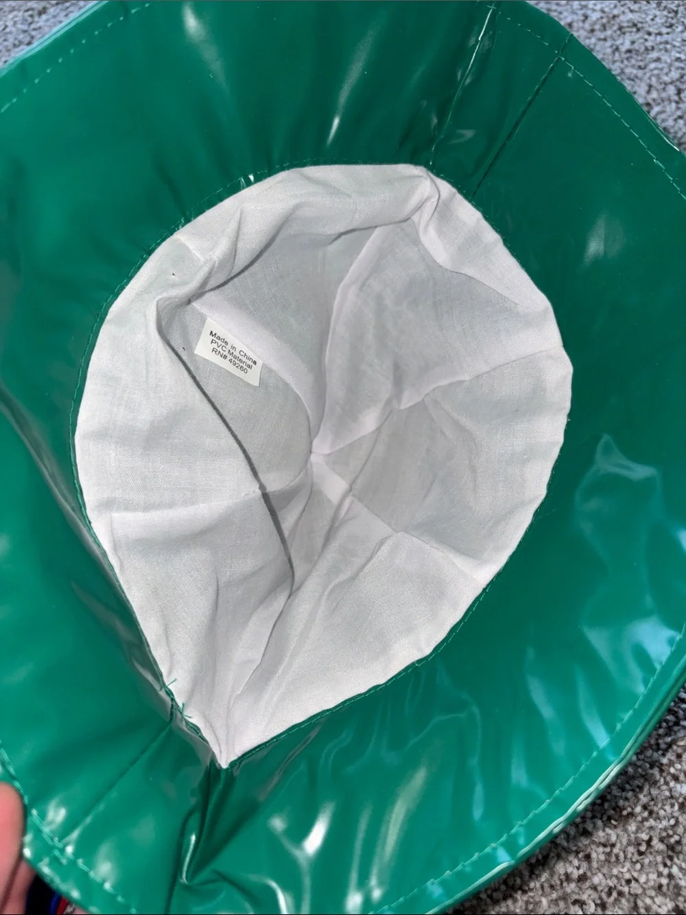 Green Kids Frog Rain Hat
